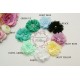 Round Petals Crinkle Chiffon (V.1), Small (5-6cm), Pack of 3